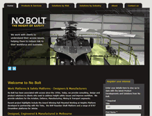 Tablet Screenshot of nobolt.com.au